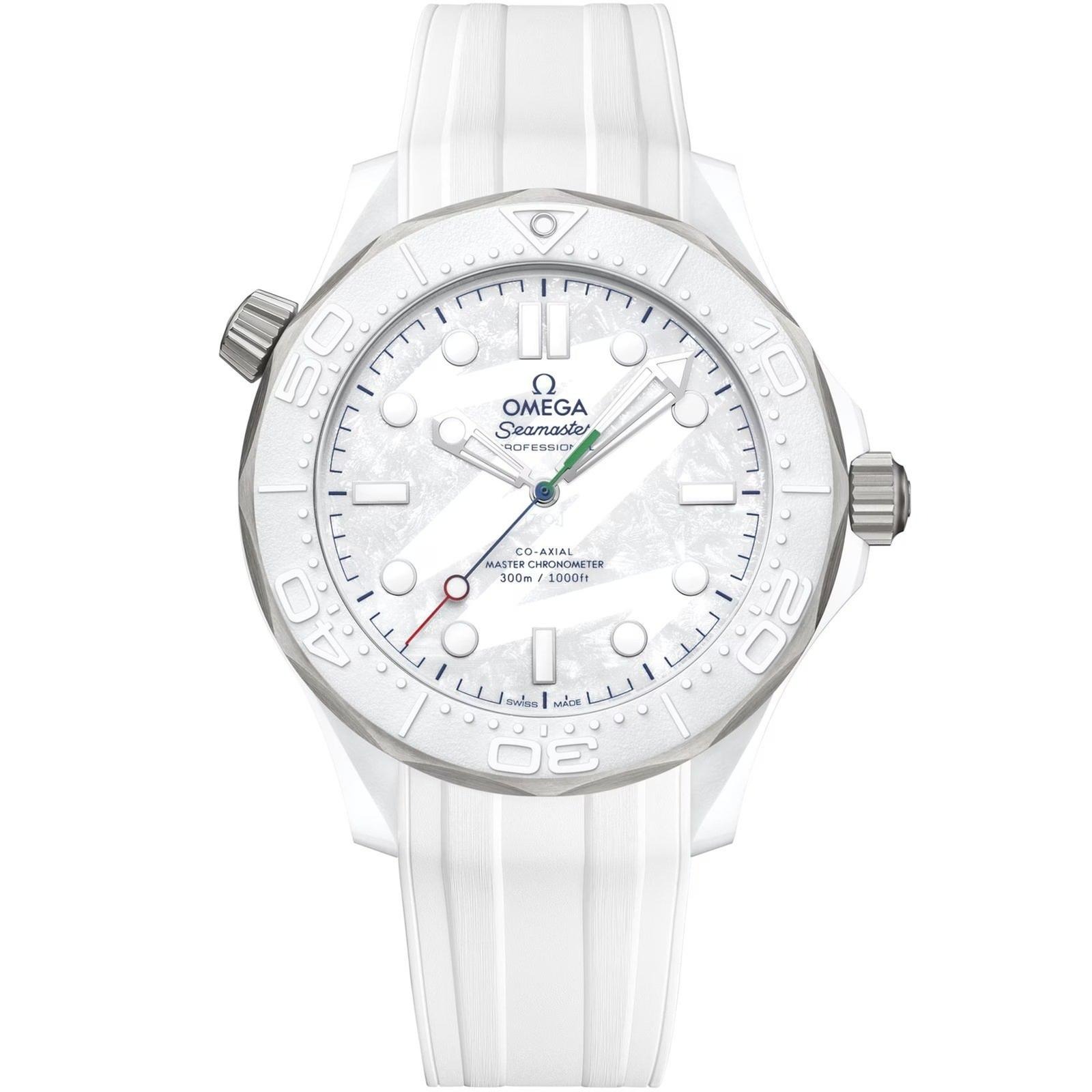 オメガ シーマスター ダイバー 300 M 2026NEW RELEASE Seamaster Diver 300M White Ceramic ‑ Titanium 43.5 mm