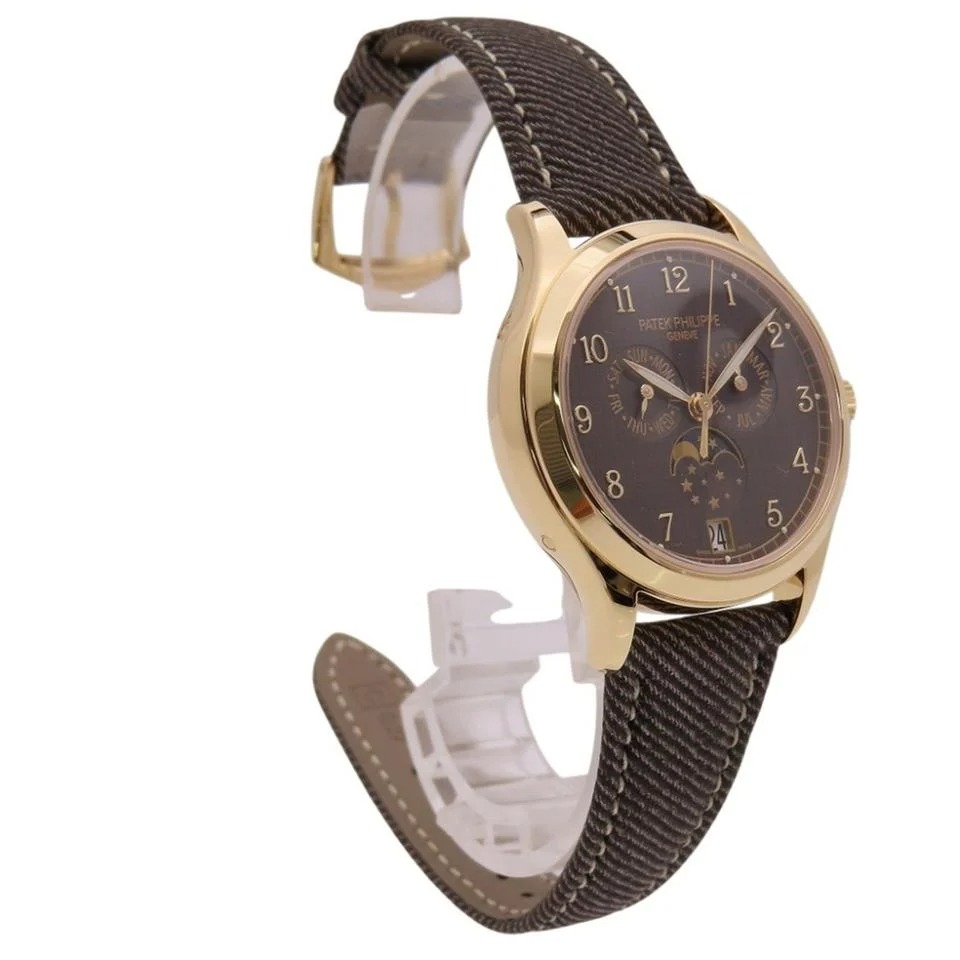 パテック フィリップ Automatic Complication moon phase 4946R-001 Wristwatch K18 Pink Gold Leather Brown  2025 NEW 38mm