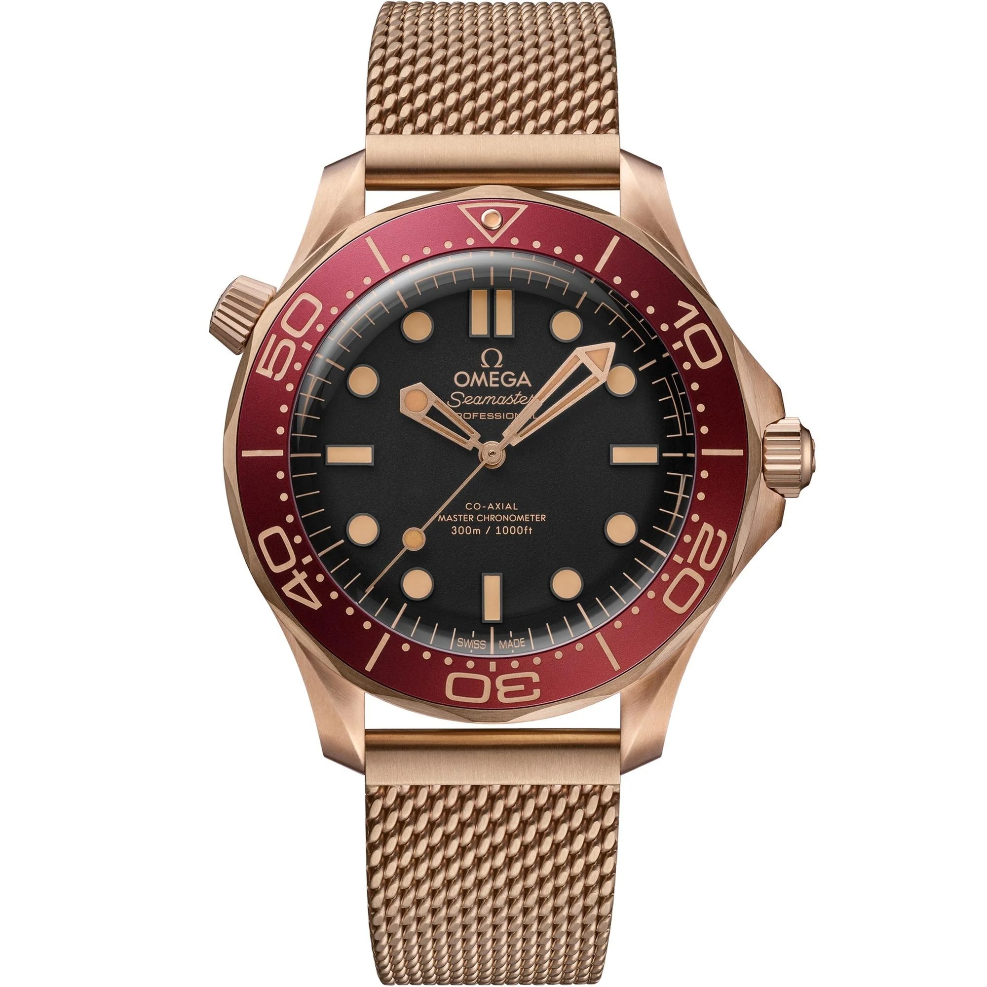 オメガ シーマスター ダイバー 300 M 42 mm - Bronze gold on Bronze gold - 210.90.42.20.01.003