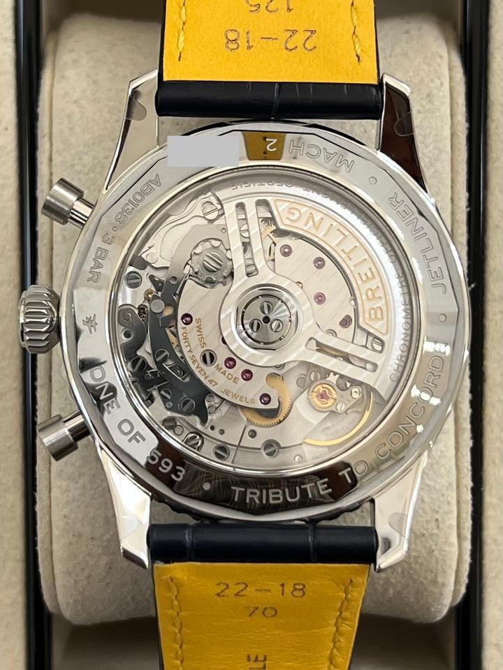 ブライトリング ナビタイマー 1 B01 クロノグラフ Navitimer New 2026 Concorde 43mm B01 Chronograph AB01389C1C1P1 Limited 593 Pieces
