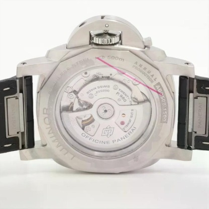 パネライ ルミノールマリーナ 44mm PAM03314 SS SS×革 AT ホワイト文字盤