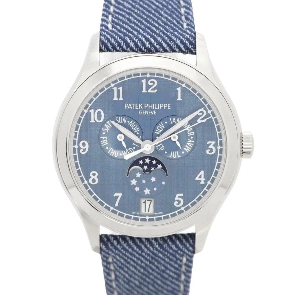 パテック フィリップ アニュアルカレンダー (2026 New) Complications Annual Calendar Moon Phases White Gold Denim 4946G-001 38mm