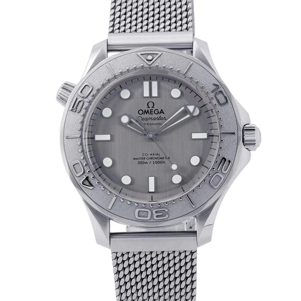 オメガ シーマスター ダイバー 300 M Seamaster Diver300 Co-Axial Master Chronometer 42mm Stainless Steel Gray dial 210.30.42.20.06.002