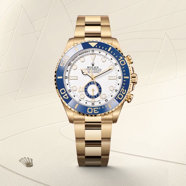 2026新作 ヨットマスター Ⅱ オイスター、44 mm、イエローゴールド M126688-0001