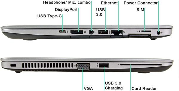 Notebook Retake HP EliteBook 840 G3: 14", Core i7-6th Laptop Ram 8GB 256GB HD