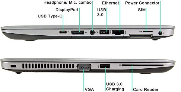 Notebook Retake HP EliteBook 840 G3: 14", Core i7-6th Laptop Ram 8GB 256GB HD