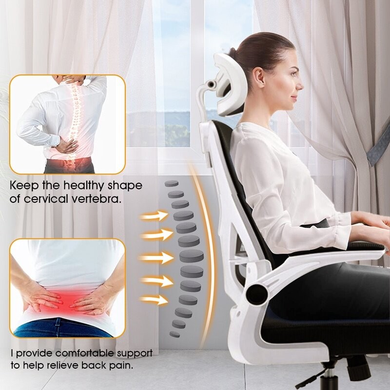 【Best price guarantee】Ergonomics Chair Mesh Office Chair Computer Chair Gaming Chair with Adjustable Armrest / gaming ch