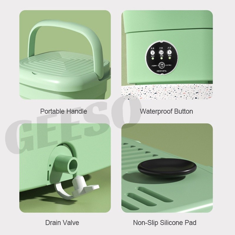 Mesin Basuh baju Mini Washing Machine Portable Foldable Folding Laundry Washer Washing cloth Household 便携式迷你洗衣机 可折叠洗衣机