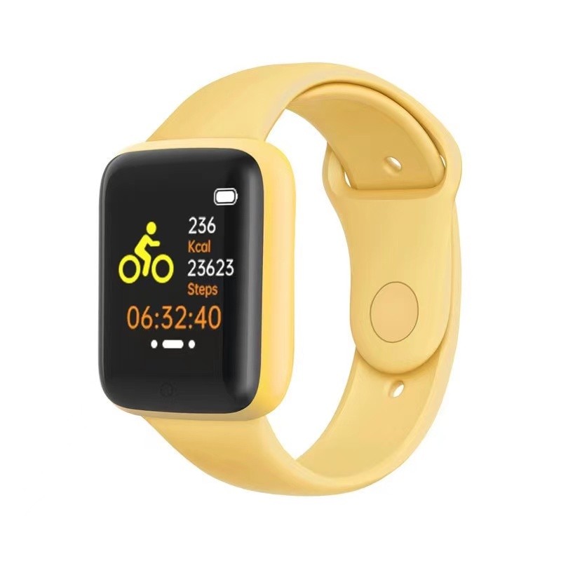 Smart Watch Bluetooth IP67 Waterproof Y68 Fitness Tracker Jam Tangan sukan Sport Watch Band exercise watch 运动手表电子表