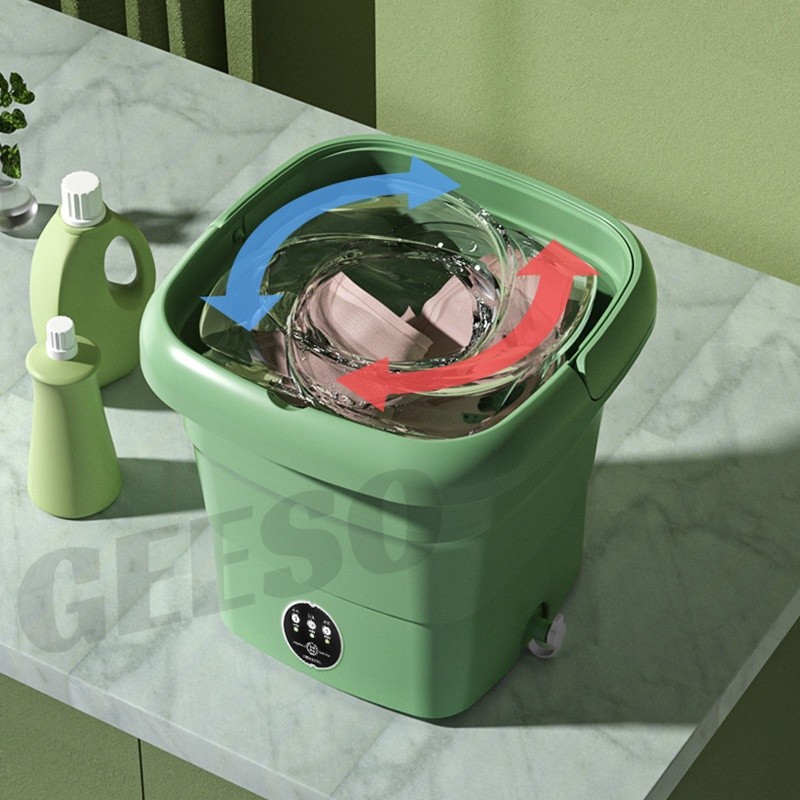 Mesin Basuh baju Mini Washing Machine Portable Foldable Folding Laundry Washer Washing cloth Household 便携式迷你洗衣机 可折叠洗衣机