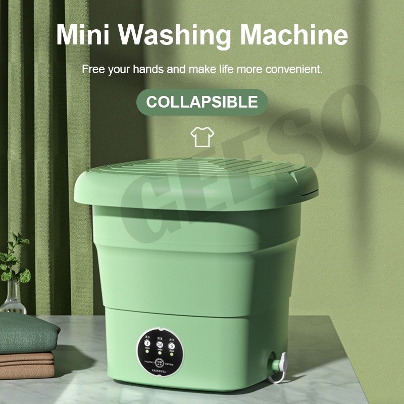 Mesin Basuh baju Mini Washing Machine Portable Foldable Folding Laundry Washer Washing cloth Household 便携式迷你洗衣机 可折叠洗衣机