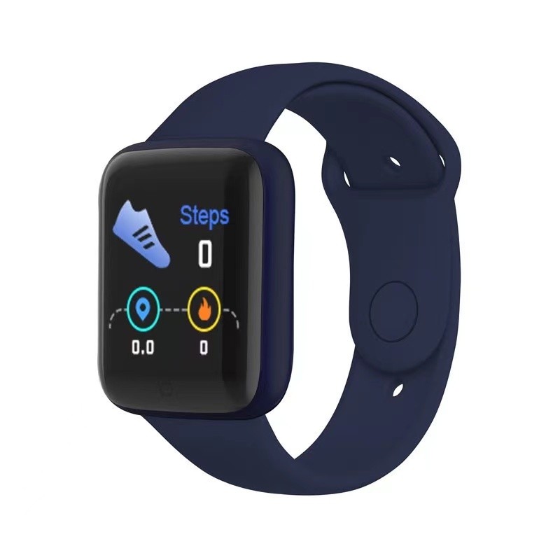 Smart Watch Bluetooth IP67 Waterproof Y68 Fitness Tracker Jam Tangan sukan Sport Watch Band exercise watch 运动手表电子表