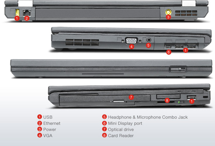 Notebook Lenovo T-Series 14 inch Laptops T440 i5 Notebook Laptop ThinkPad Retake