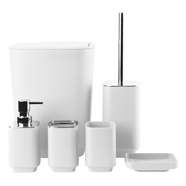Six-piece bathroom set