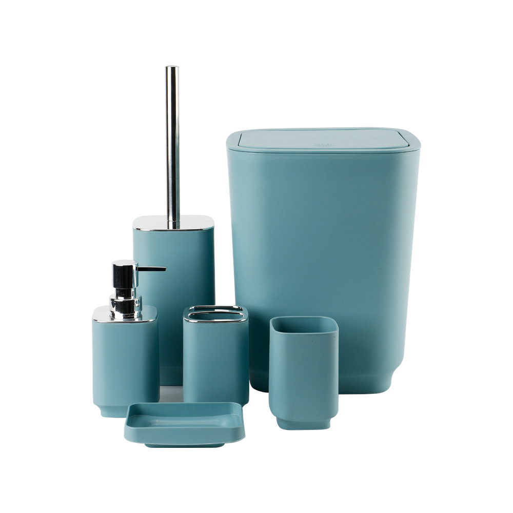 Six-piece bathroom set