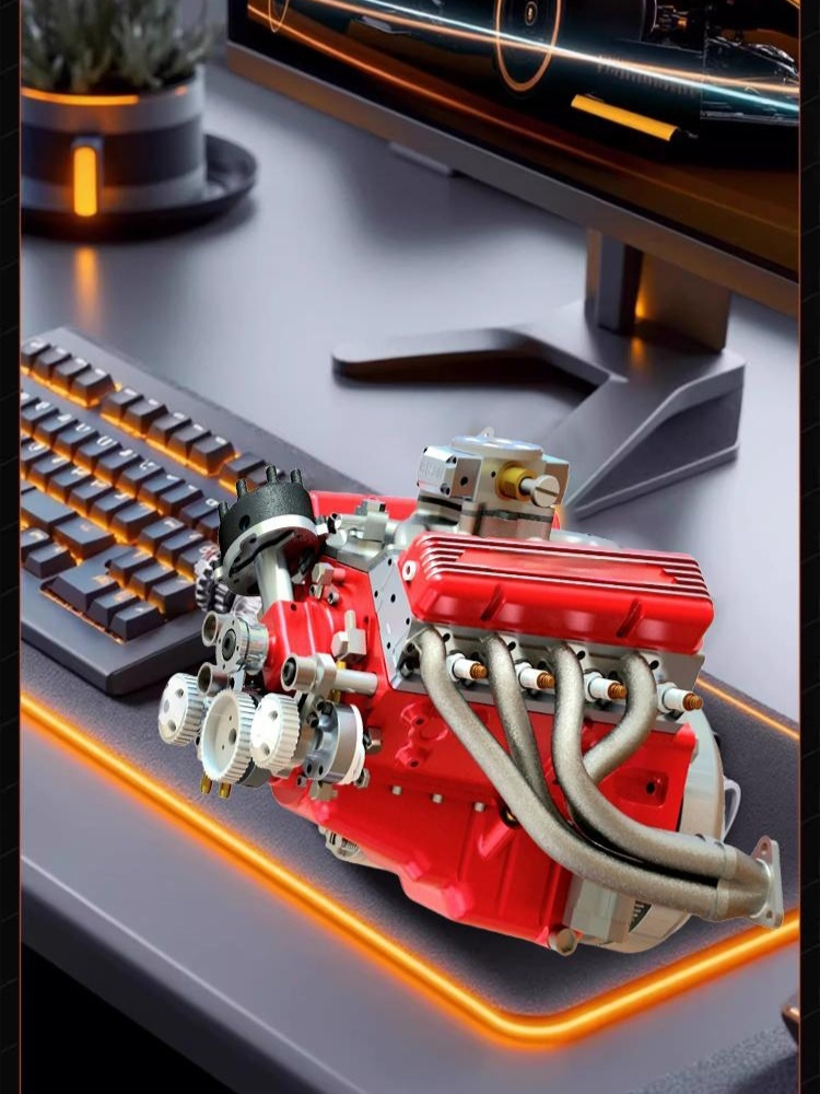 新款發動機V8發動機擺件