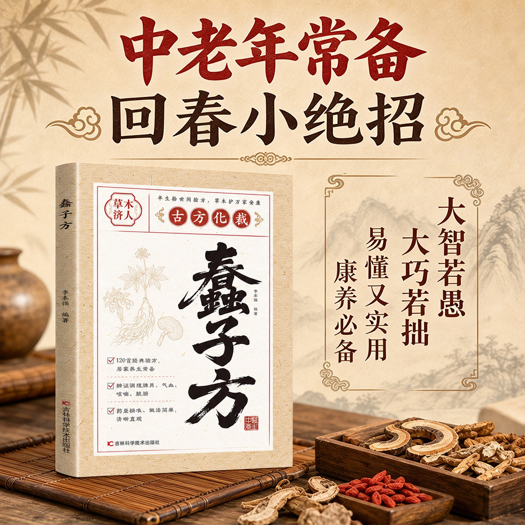 《蠢子方》民間百歲120首經典驗方集 |廚房家常食補家庭醫生
