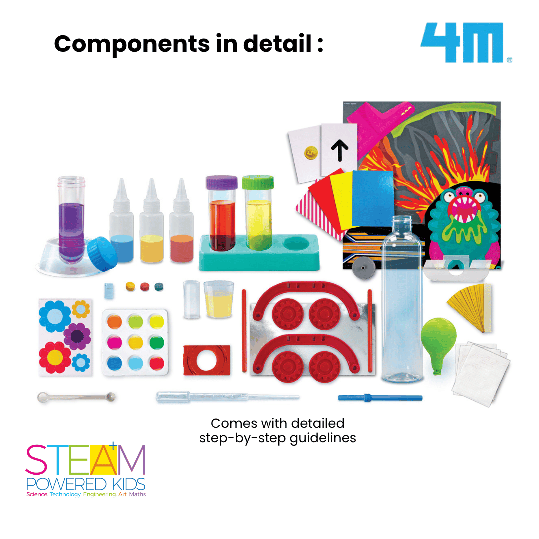 [NEW ARRIVAL] 4M KidzLabs / Fizzy Bubble & Colour Lab - STEAM Education Toys