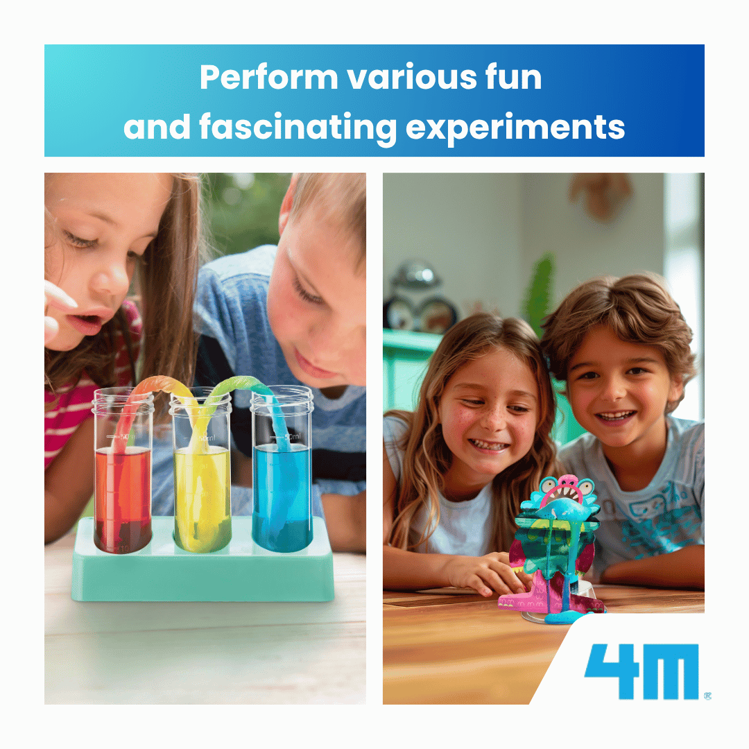 [NEW ARRIVAL] 4M KidzLabs / Fizzy Bubble & Colour Lab - STEAM Education Toys