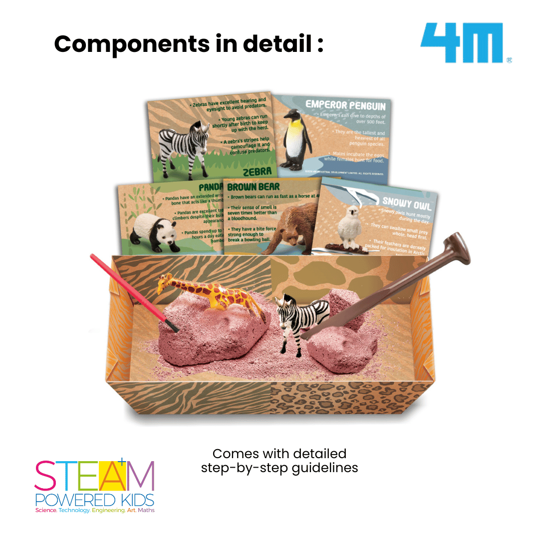 4M KidzLabs / Wildlife Animals Digging Kit