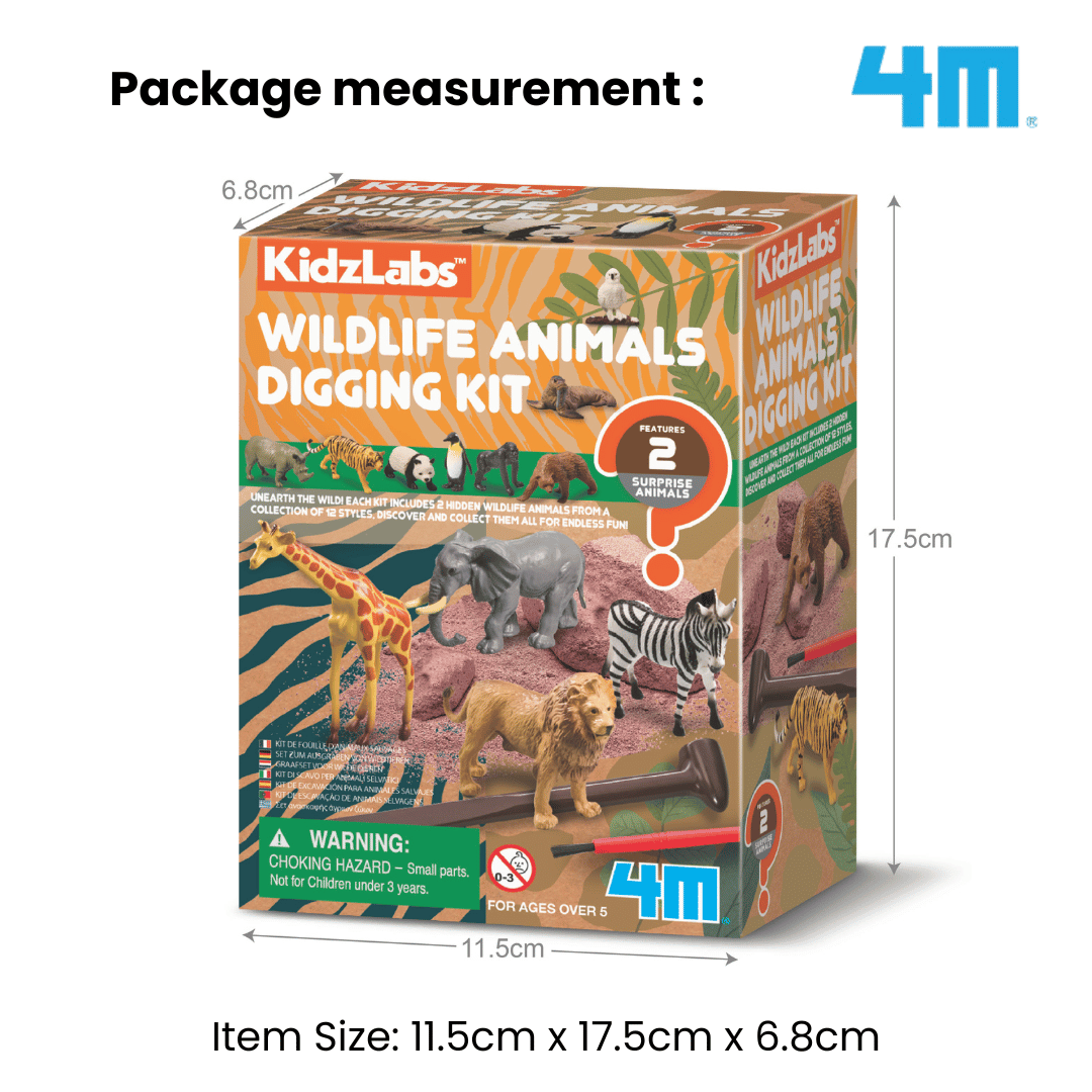 4M KidzLabs / Wildlife Animals Digging Kit