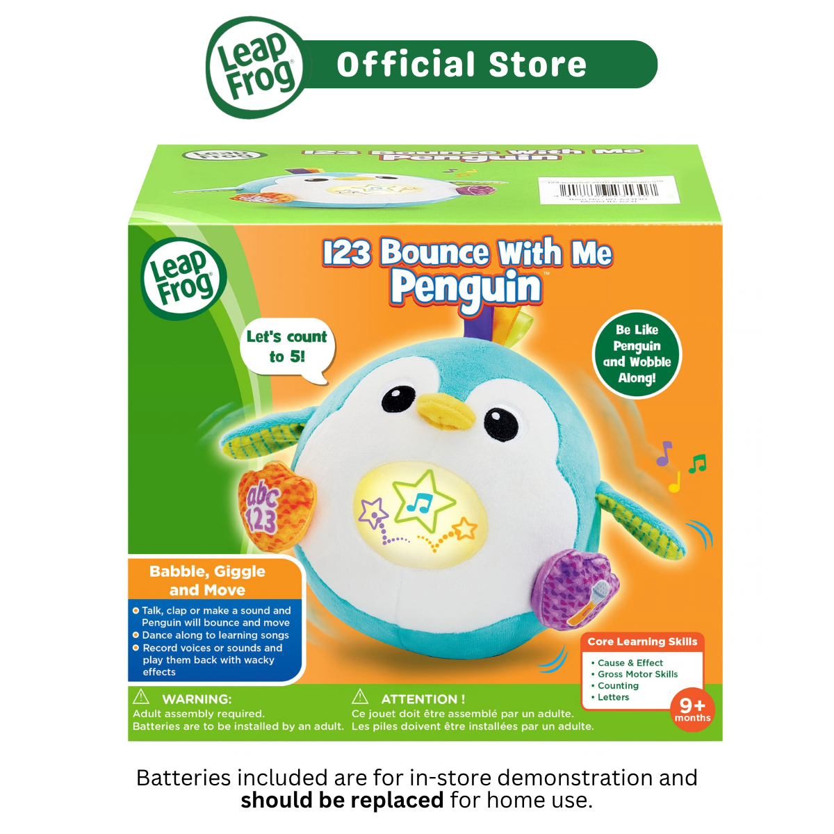 [NEW ARRIVAL] LeapFrog 123 Bounce With Me Penguin