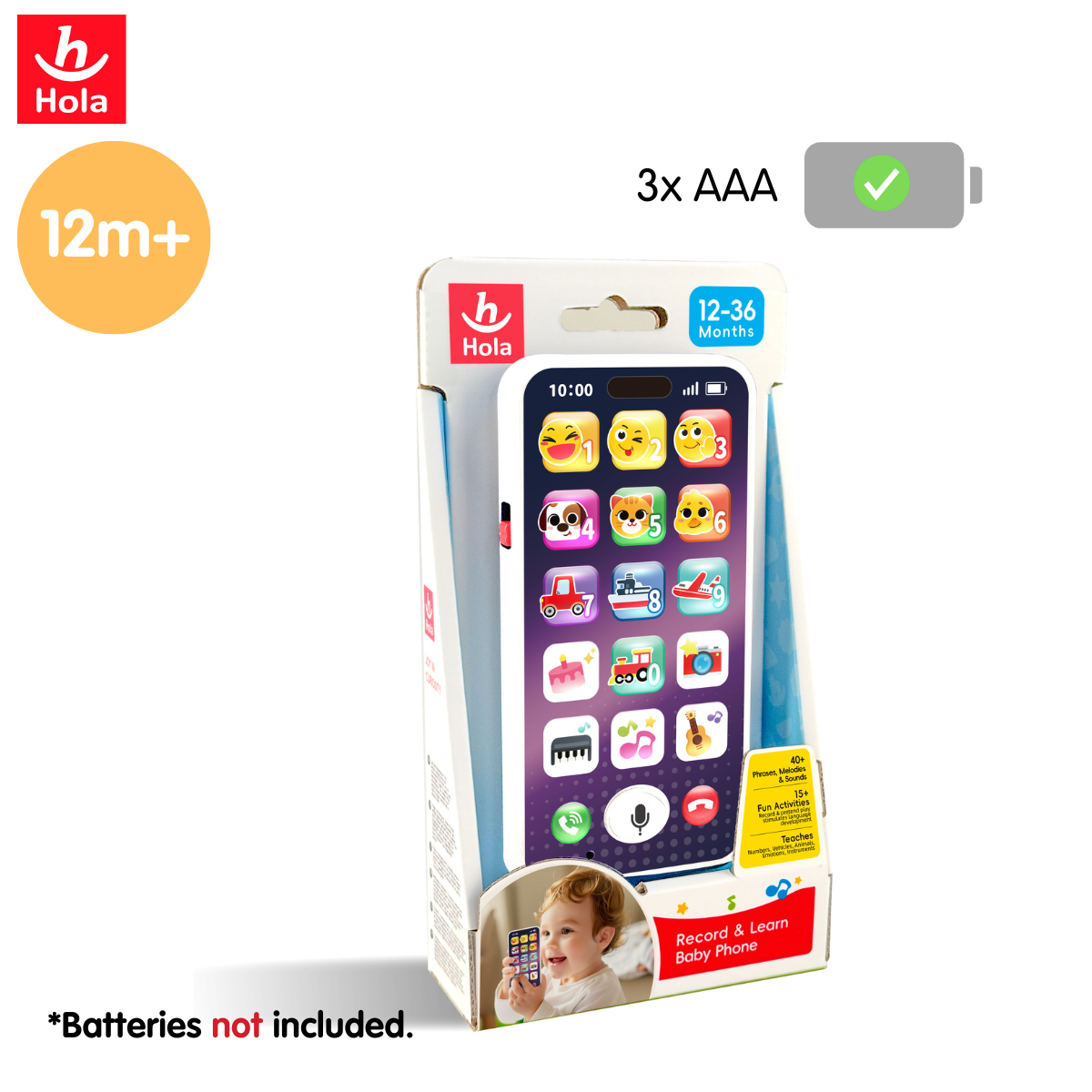 [NEW ARRIVAL] Hola Record & Learn Baby Phone