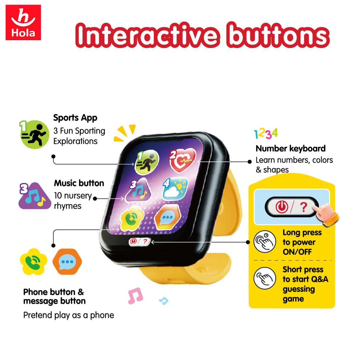 [NEW ARRIVAL] Hola Early Learning Sport Watch