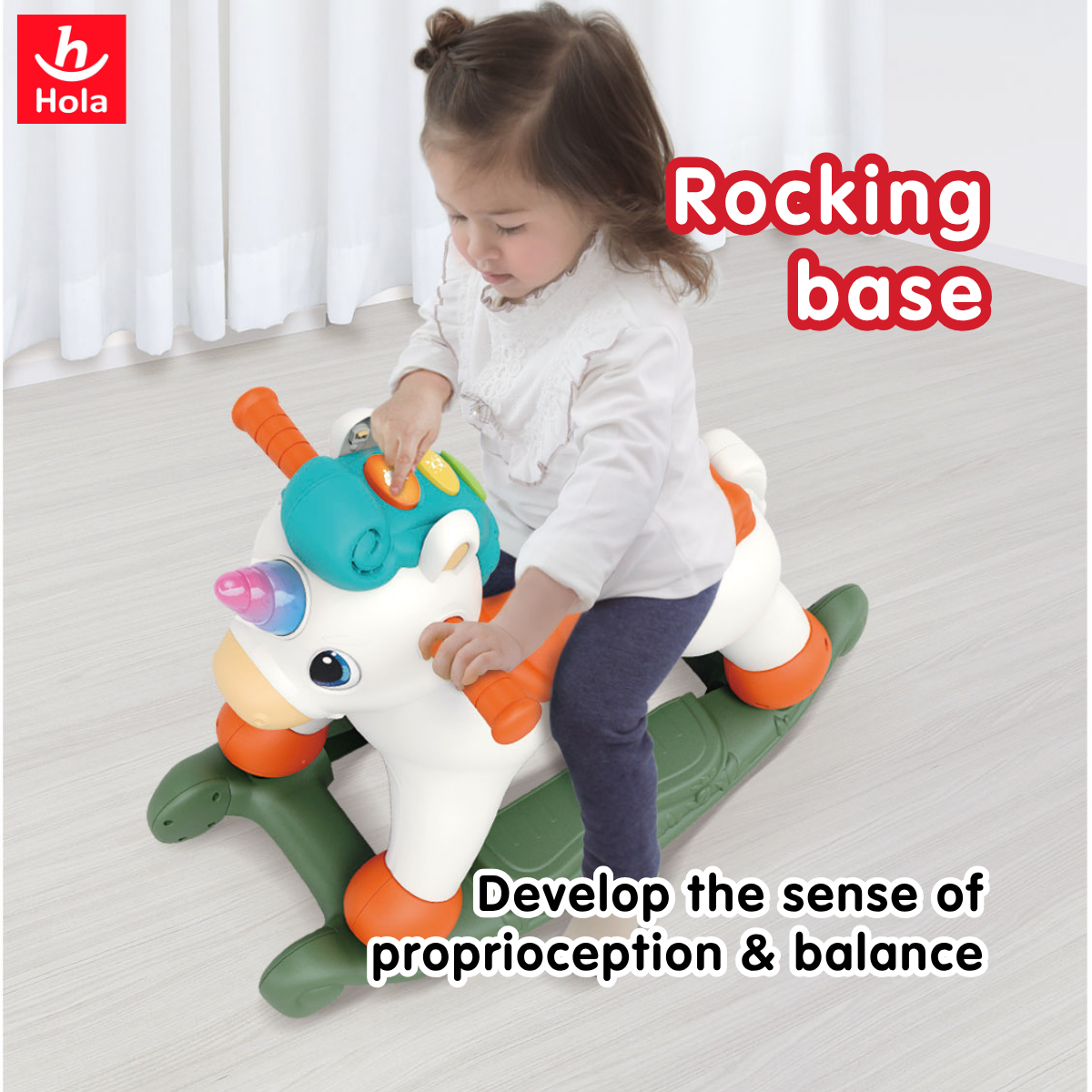 [NEW ARRIVAL] Hola 3-in-1 Rock & Ride Spray Unicorn