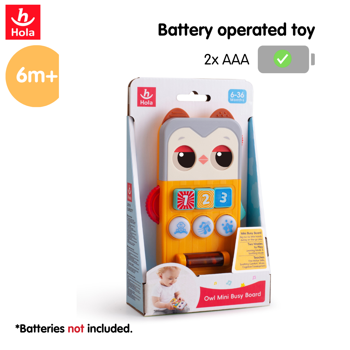 [NEW ARRIVAL] Hola Owl Mini Busy Board