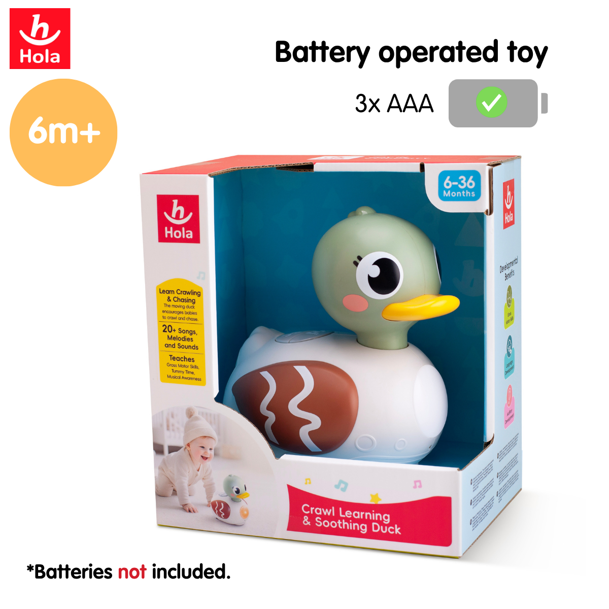[NEW ARRIVAL] Hola Crawl Learning & Soothing Duck