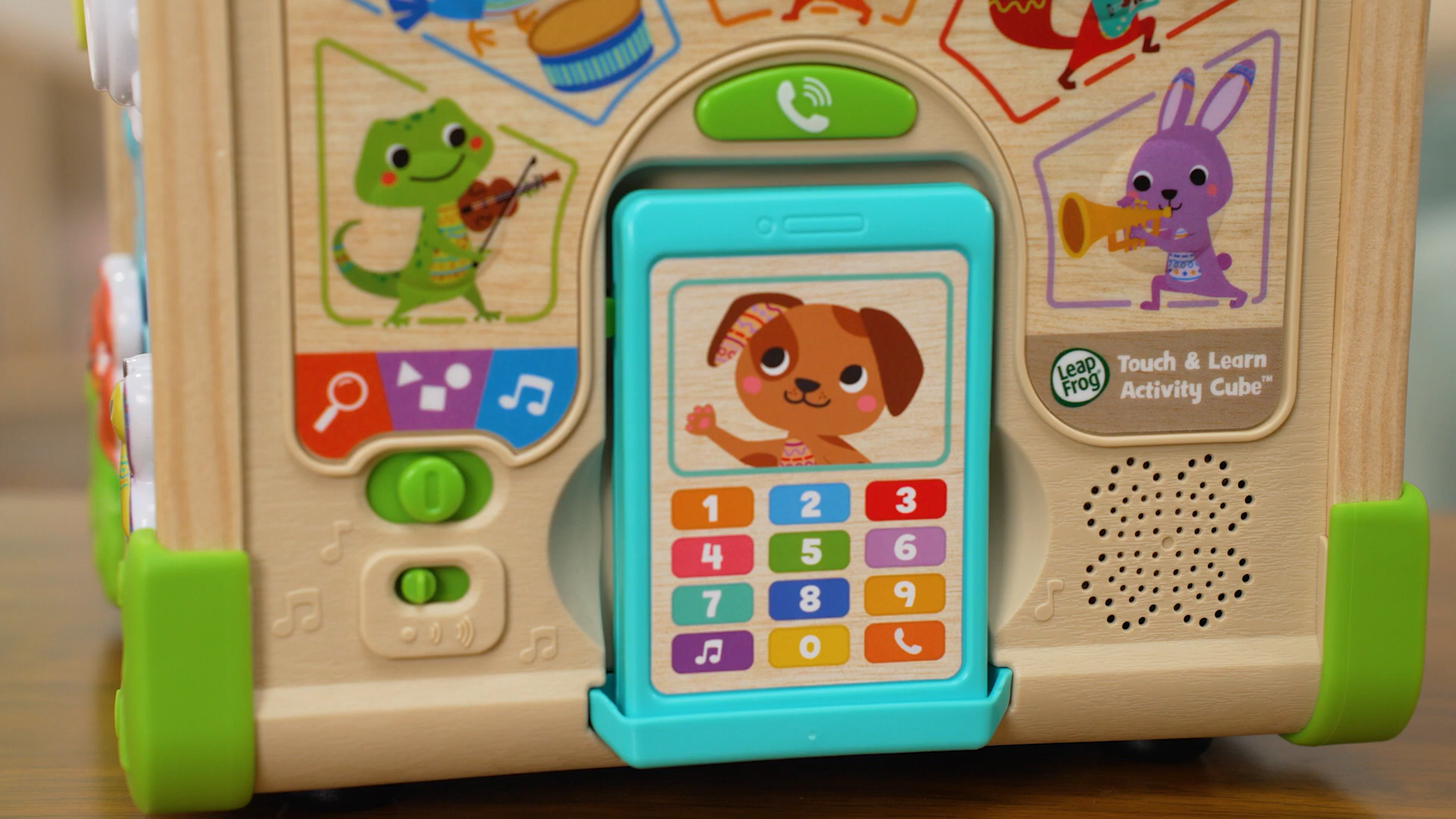LeapFrog Touch & Learn Wooden Activity Cube Discovery Toy