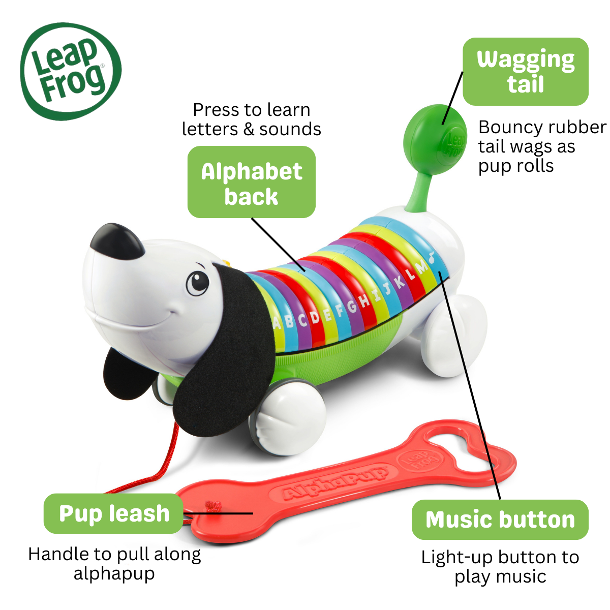 LeapFrog AlphaPup Green & Pink