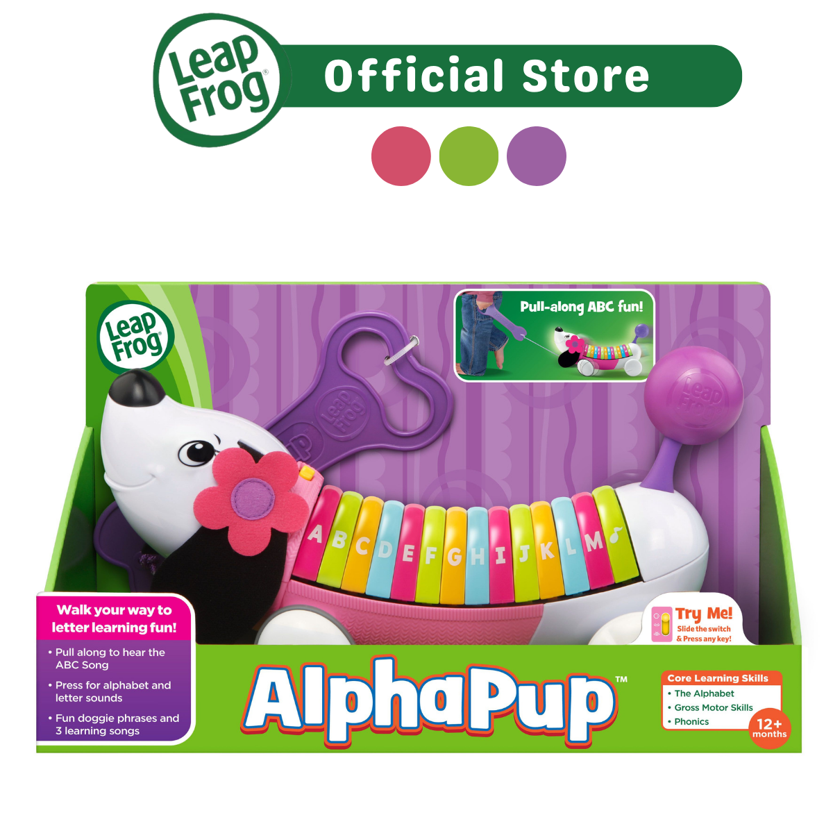 LeapFrog AlphaPup Green & Pink