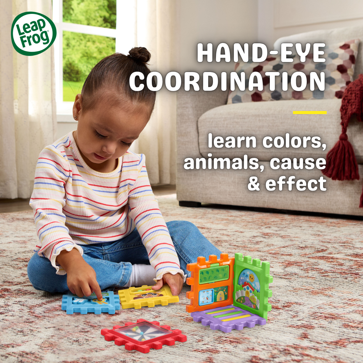 [NEW ARRIVAL] LeapFrog 6-in-1 Snap & Learn Busy Cube Motor Skills Baby Toy 12 Sides of Play