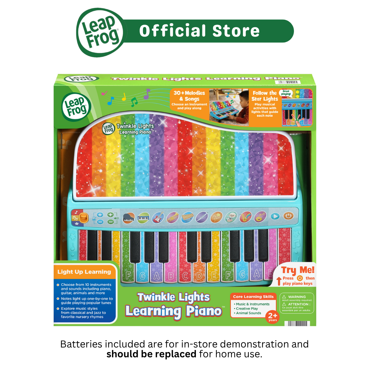 [NEW ARRIVAL] LeapFrog Twinkle Lights Learning Piano