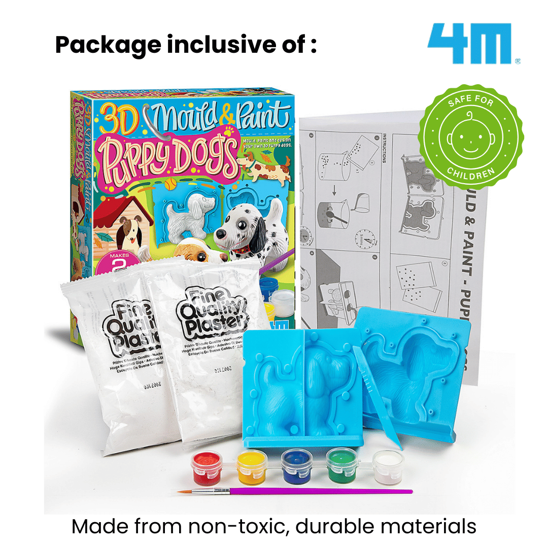 4M Mould & Paint / 3D Puppy Dogs
