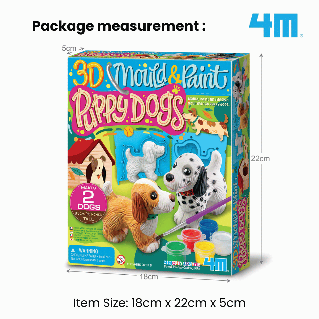 4M Mould & Paint / 3D Puppy Dogs