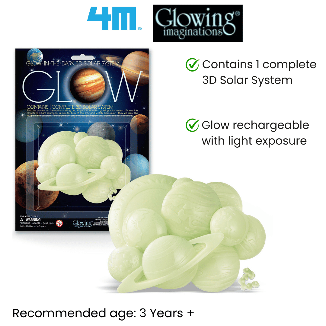 4M Glow In The Dark / Glow 3D Solar System