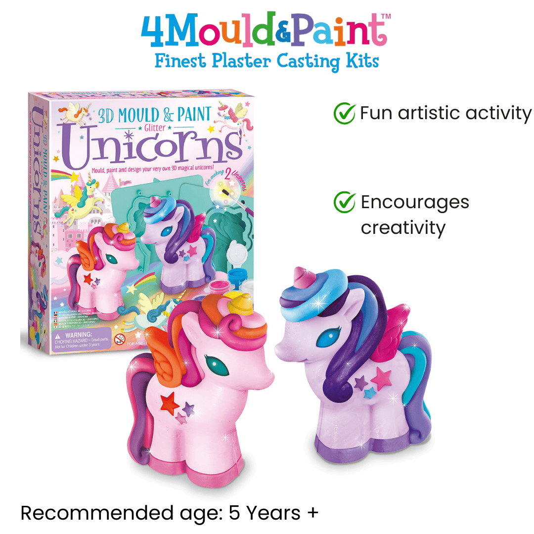 4M 3D Mould & Paint / Glitter Unicorns