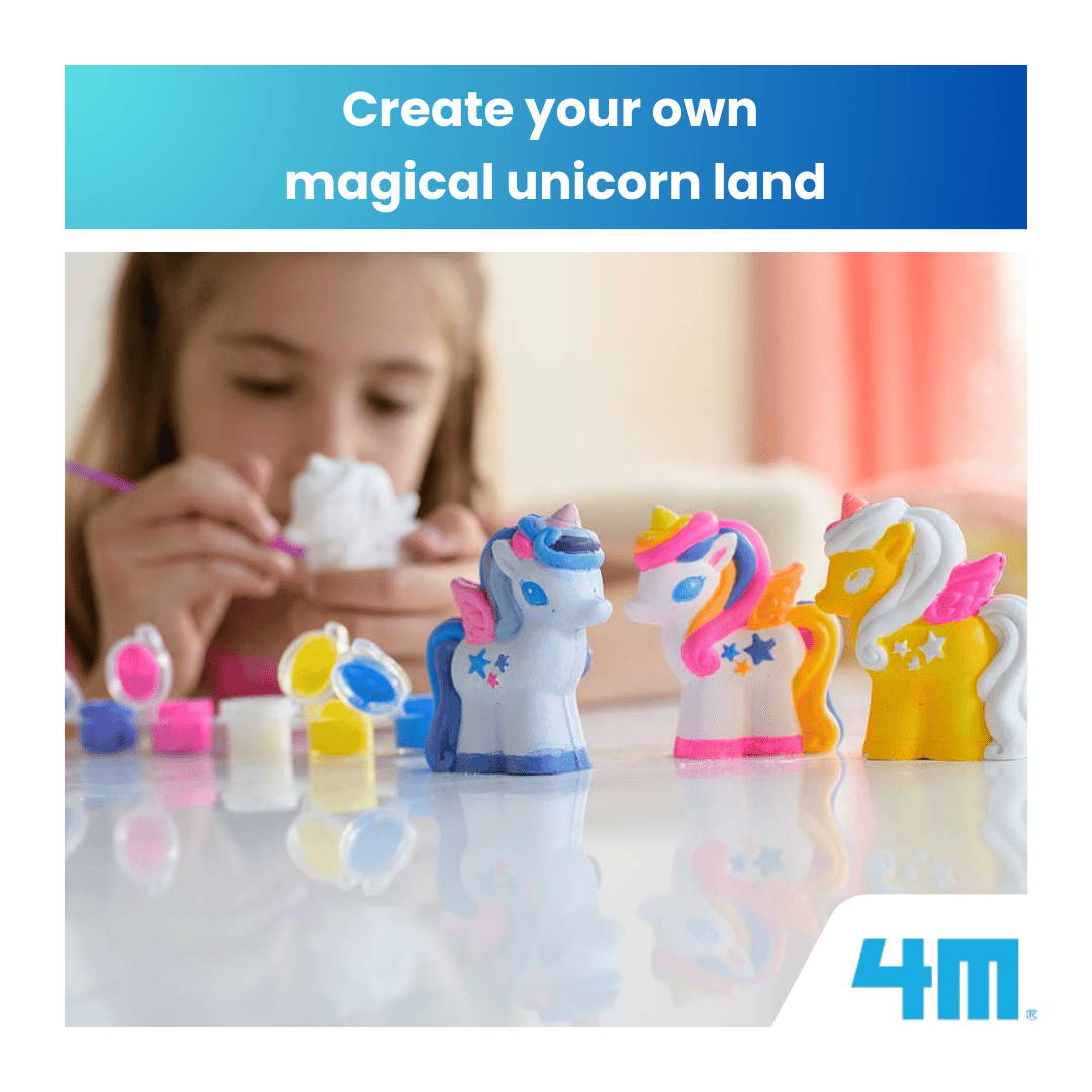 4M 3D Mould & Paint / Glitter Unicorns