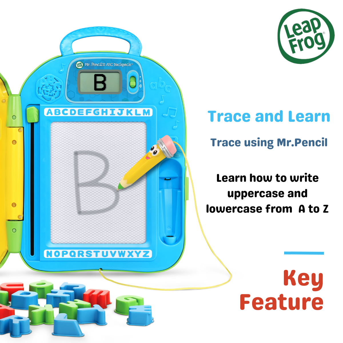 LeapFrog Mr Pencil's ABC Backpack