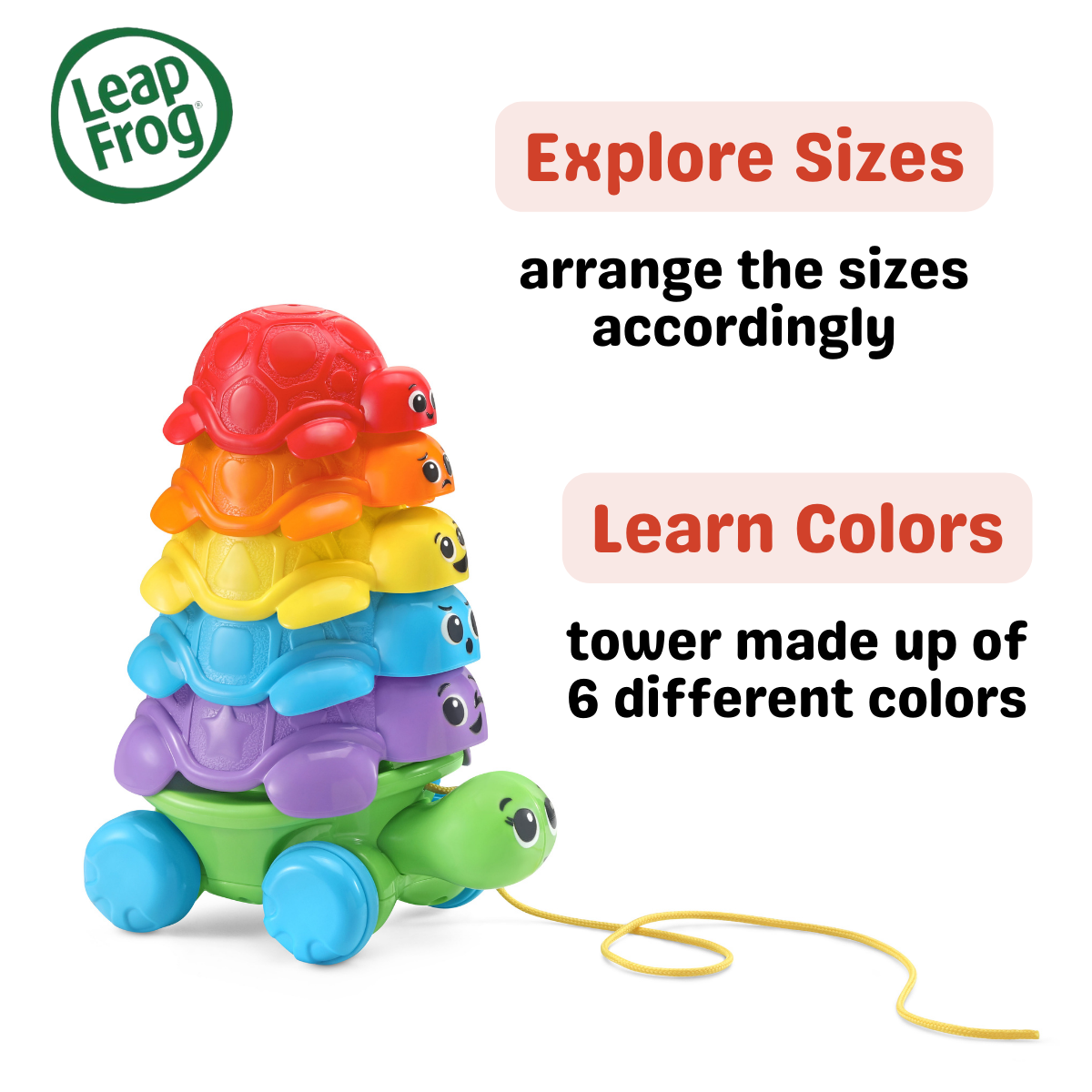 LeapFrog Nest & Count Turtle Tower