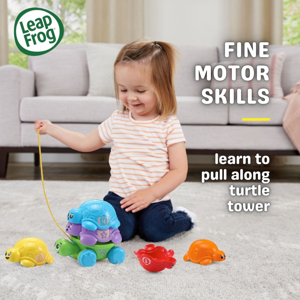 LeapFrog Nest & Count Turtle Tower