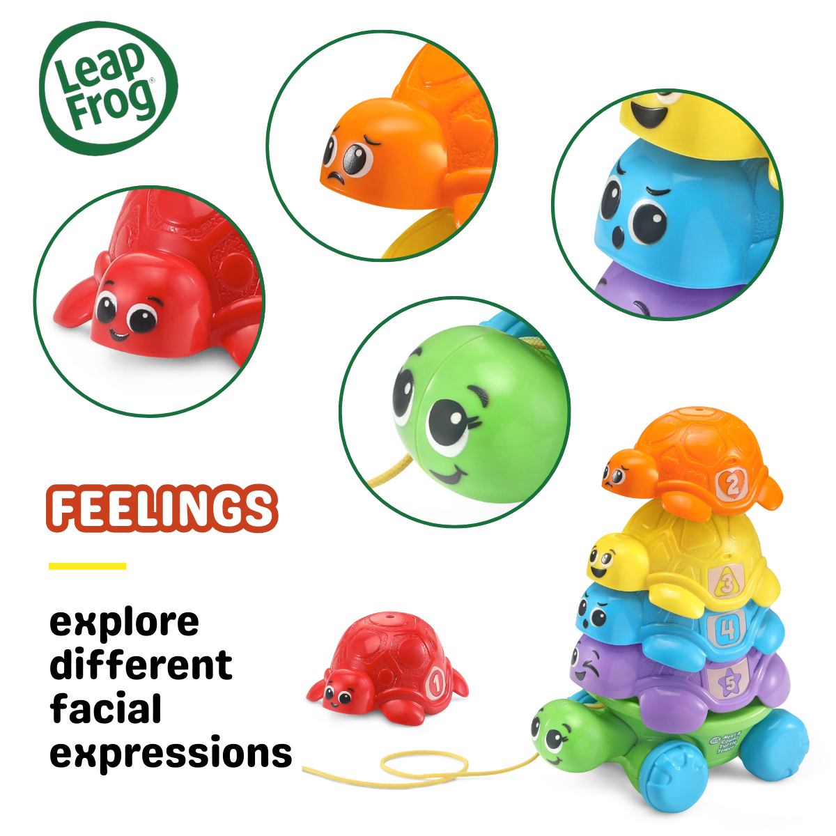 LeapFrog Nest & Count Turtle Tower