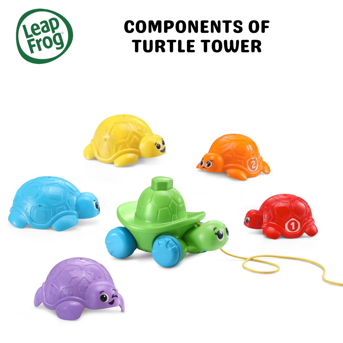 LeapFrog Nest & Count Turtle Tower