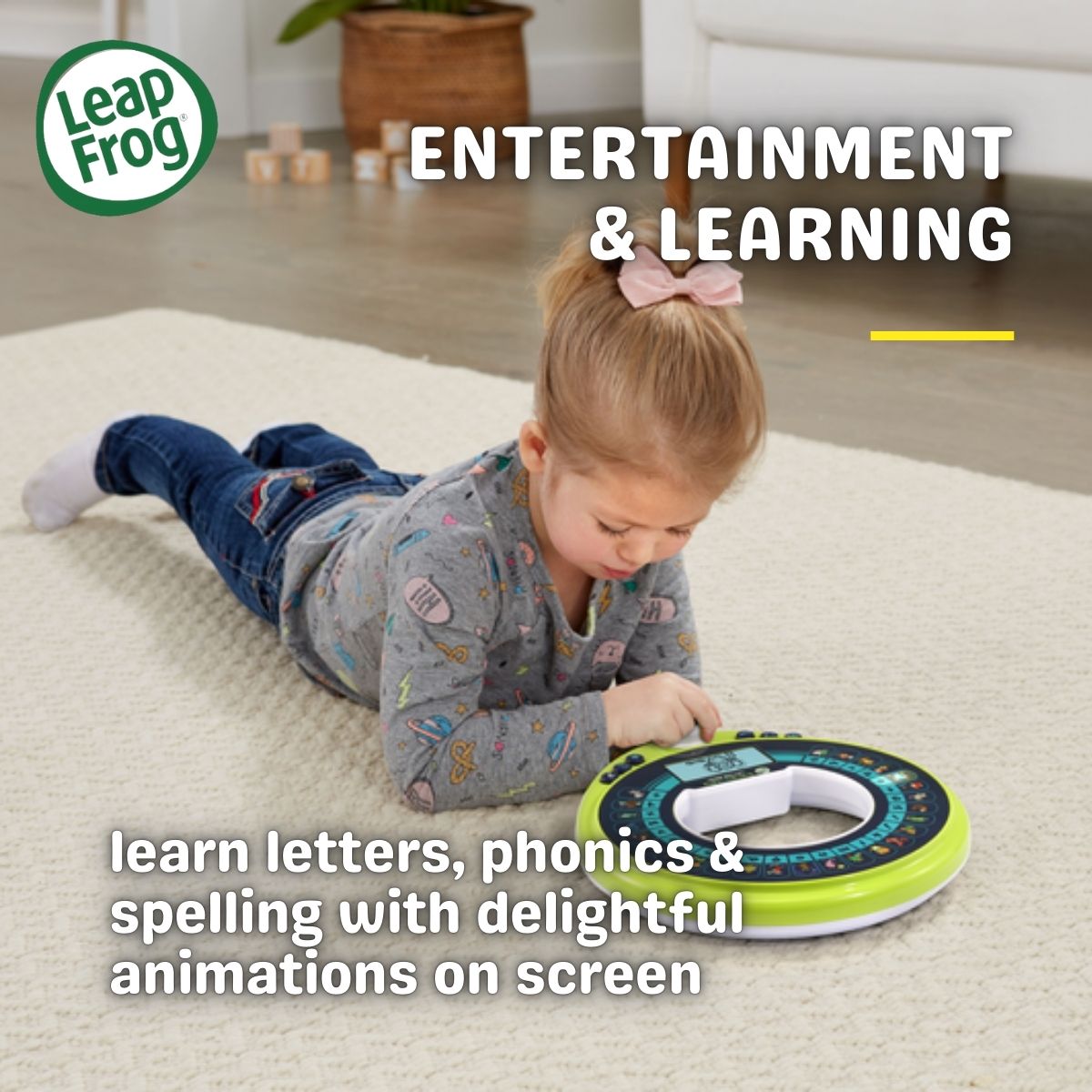 LeapFrog Spinning Lights Letter Ring�