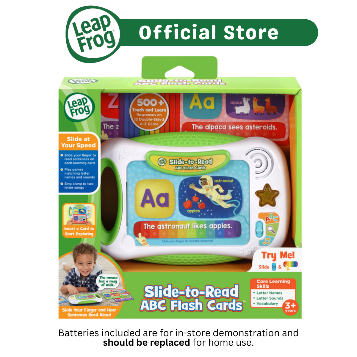LeapFrog Slide-to-Read ABC Flash Cards