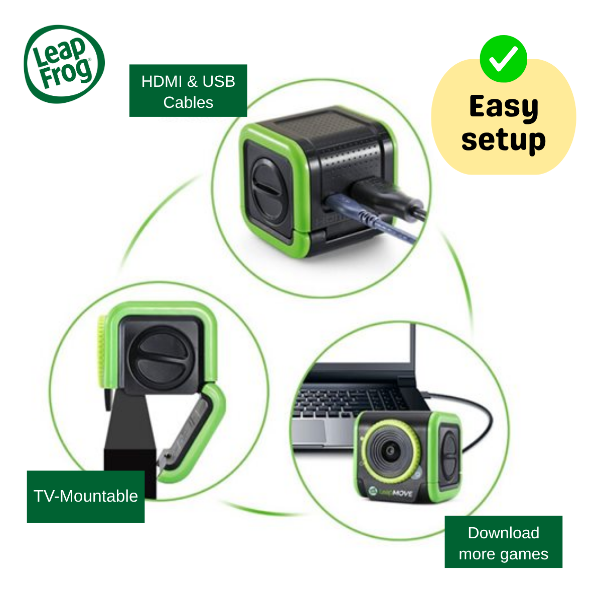 LeapFrog LeapMove Active Learning Video Game System