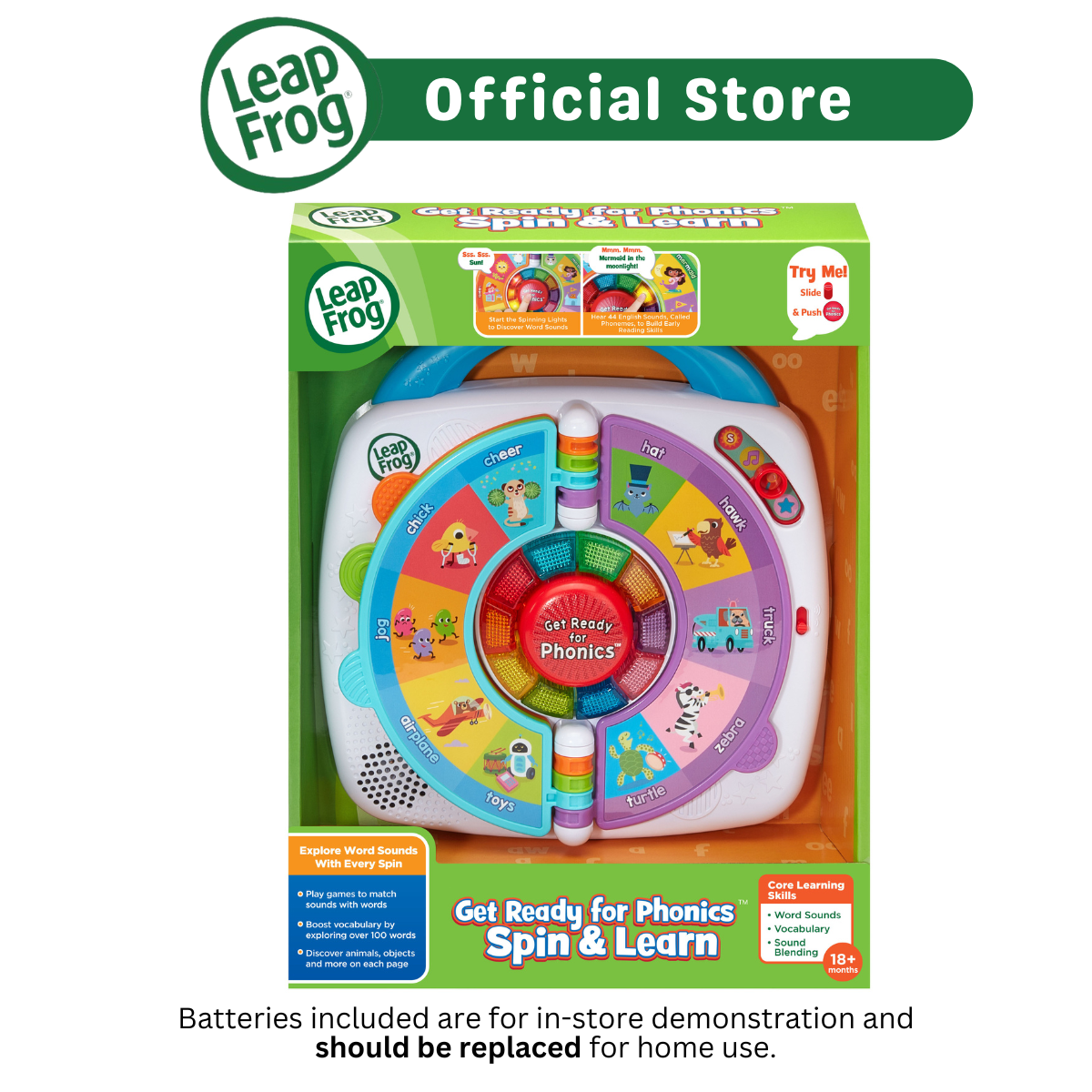 LeapFrog Get Ready For Phonics Spin & Learn